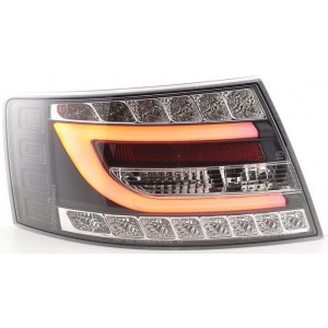 Zadn&iacute; čir&aacute; světla Audi A6 C6 4F 04-08 LIGHT BAR LED, čern&aacute;