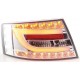 Zadní čirá světla Audi A6 C6 4F 04-08 LIGHT BAR LED, krystal
