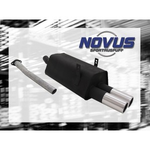 BMW E36 sportovn&iacute; v&yacute;fuk, koncovka 2x76mm