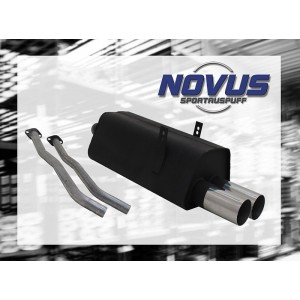 BMW E36 sportovn&iacute; v&yacute;fuk, koncovka 2x76mm RL