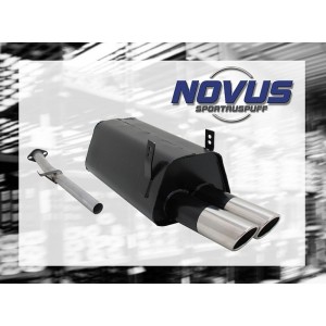 BMW E36 sportovn&iacute; v&yacute;fuk, koncovka 2x76mm SR