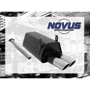 BMW E36 sportovn&iacute; v&yacute;fuk, koncovka 2x76mm SR