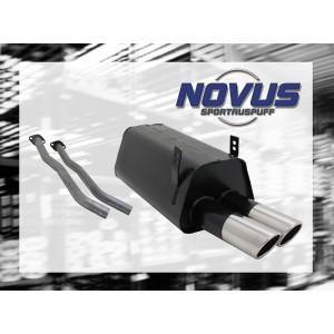 BMW E36 sportovn&iacute; v&yacute;fuk, koncovka 2x76mm SR