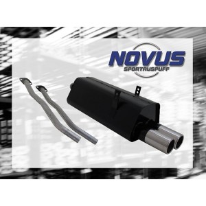 BMW E36 sportovn&iacute; v&yacute;fuk, koncovka 2x90mm