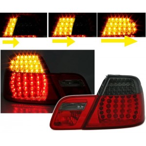 BMW E46 Coup&eacute; 4/99-3/03 zadn&iacute; světla, LED červen&aacute;/kouřov&aacute;