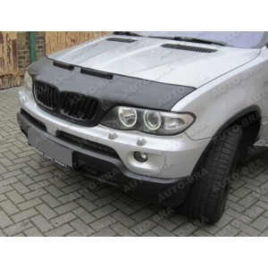 BMW X5 E53 (99-06) potah kapoty CARBON čern&yacute;