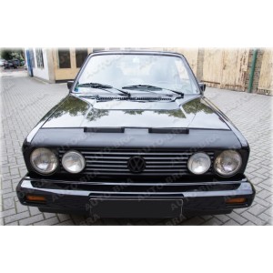 VW Golf 1 (74-83) potah kapoty CARBON čern&yacute;