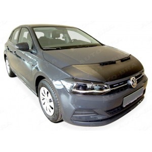 VW Polo 2G (2017+) potah kapoty CARBON čern&yacute;