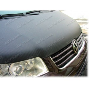 VW T5 (03-09) potah kapoty CARBON čern&yacute;