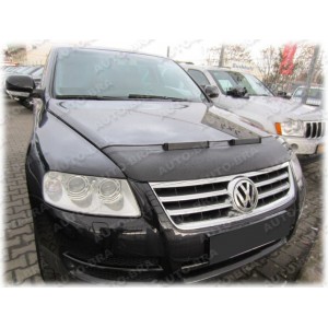 VW Touareg 1 (02-10) potah kapoty CARBON čern&yacute;