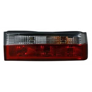 Zadní čirá světla BMW E30 87-90 červená/krystal