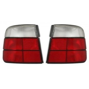 Zadn&iacute; čir&aacute; světla BMW E34 Lim. 85-95 červen&aacute;/b&iacute;l&aacute;