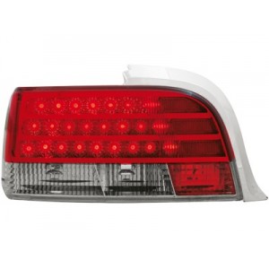Čir&aacute; světla BMW E36 Coup&eacute; 92-98 &ndash; LED, červen&aacute;/krystal