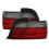 Zadní čirá světla BMW E36 Coupé + Cabrio 92-98 – červená/černá