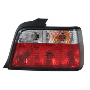 Zadn&iacute; čir&aacute; světla BMW E36 Lim. 92-98 červen&aacute;/krystal