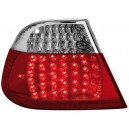 Zadn&iacute; čir&aacute; světla BMW E46 Coup&eacute; 99-03 &ndash; LED, červen&aacute;/krystal
