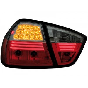 Čir&aacute; světla BMW E90 3er Lim. 05-08 &ndash; LED, červen&aacute;/kouřov&aacute;