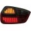 Čirá světla BMW E90 3er Lim. 05-08 – LED, červená/kouřová