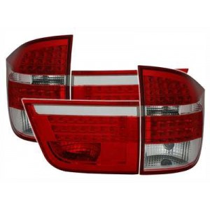 Čir&aacute; světla BMW X5 E70 07-10 &ndash; LED, červen&aacute;/krystal