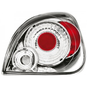 Zadn&iacute; čir&aacute; světla Ford Fiesta 4/5 95-99 - chrom 3D