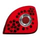 Čirá světla Ford Fiesta 4/5 95-99 - LED, červená/krystal
