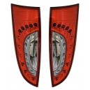 Čirá světla Ford Focus 98-04 – LED, červená/krystal