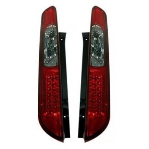 Zadn&iacute; čir&aacute; světla Ford Focus 3/5dv. 04-08 - LED, červen&aacute;/kouřov&aacute;