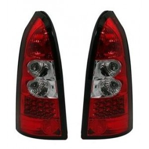 Čir&aacute; světla Opel Astra G Caravan 98-04 &ndash; LED, červen&aacute;/krystal