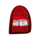 Zadní čirá světla Opel Corsa B 93-01 – LED, červená/krystal