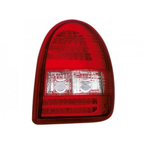 Zadn&iacute; čir&aacute; světla Opel Corsa B 93-01 &ndash; LED, červen&aacute;/krystal