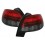 Čirá světla Peugeot 206 98-09 – LED, červená/kouřová