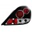 Zadní čirá světla Peugeot 207 06-09 – černá