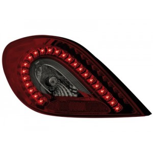 Čir&aacute; světla Peugeot 207 06-09 &ndash; LED, červen&aacute;/kouřov&aacute;