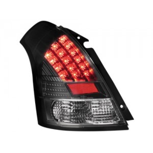 Čir&aacute; světla Suzuki Swift 05-09 &ndash; LED, čern&aacute;