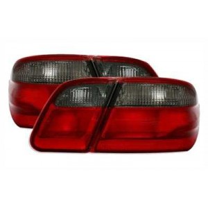 Zadní čirá světla Mercedes Benz E-tř. W210 95-02 – červená/kouřová