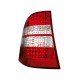 Zadní světla Mercedes Benz W163 M-tř. 98-01 - LED, červená/krystal