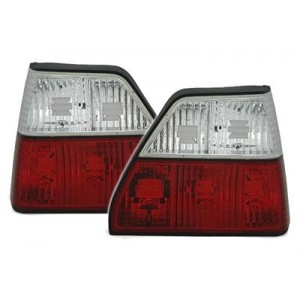 Zadn&iacute; čir&aacute; světla VW Golf II 83-92 &ndash; červen&aacute;/b&iacute;l&aacute;