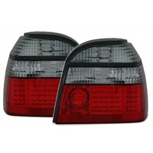 Zadn&iacute; čir&aacute; světla VW Golf III 91-98 &ndash; LED, červen&aacute;/kouřov&aacute;