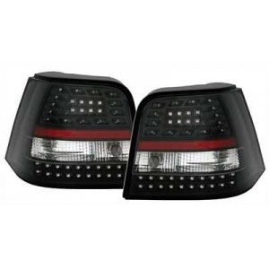 Zadn&iacute; čir&aacute; světla VW Golf IV 97-06 &ndash; LED, čern&aacute;