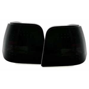 Zadn&iacute; čir&aacute; světla VW Golf IV 97-06 &ndash; LED, čern&aacute;/kouřov&aacute;