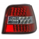 Zadn&iacute; čir&aacute; světla VW Golf IV 97-06 &ndash; LED, červen&aacute;/krystal