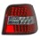 Zadn&iacute; čir&aacute; světla VW Golf IV 97-06 &ndash; LED, červen&aacute;/krystal