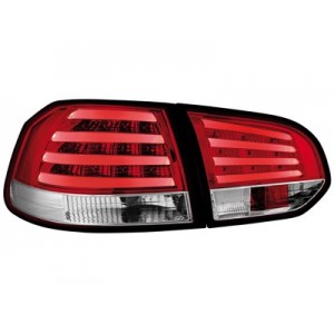 Čir&aacute; světla VW Golf VI 5K 10/08- _ LED, červen&aacute;/krystal