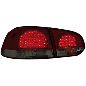 Čir&aacute; světla VW Golf VI 5K 10/08- _ LED, červen&aacute;/kouřov&aacute;