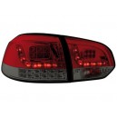 Zadn&iacute; čir&aacute; světla VW Golf VI 5K 10/08- _ LED, červen&aacute;/kouřov&aacute;