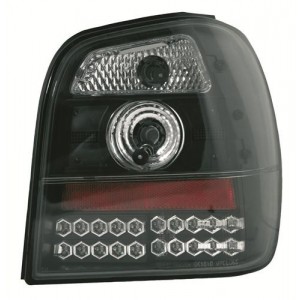 Čir&aacute; světla VW Polo 6N 95-98 &ndash; LED, čern&aacute;