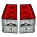 Zadní čirá světla VW Polo 86C I 81-90 – červená/krystal