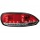 Zadní čirá světla VW Scirocco III 08-10 - LED, červená/krystal