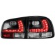 Zadní čirá světla VW Touareg 02-10 – LED, černá