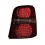 Zadní čirá světla VW Touran 03-10 - LED, červená/kouřová